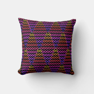 Coussin Multicolore Rhombus