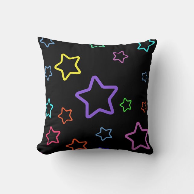 Coussin Multicolored Starry Night (Recto)