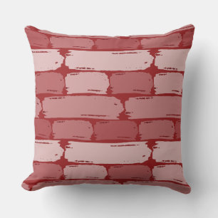 Coussin Mur dans les tons de l'oreiller à lancer rouge