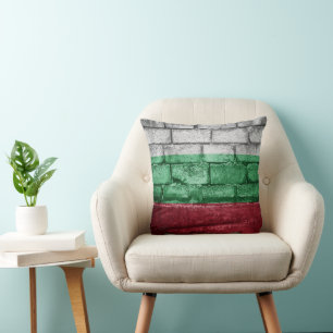 Coussin Mur drapeau de Bulgarie