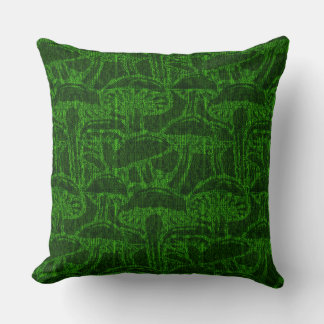 Coussin Mushroom story pattern throw pillow