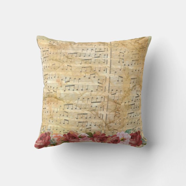 Coussin Music Notes  (Verso)
