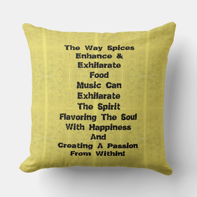 Coussin Musique ! (Recto)
