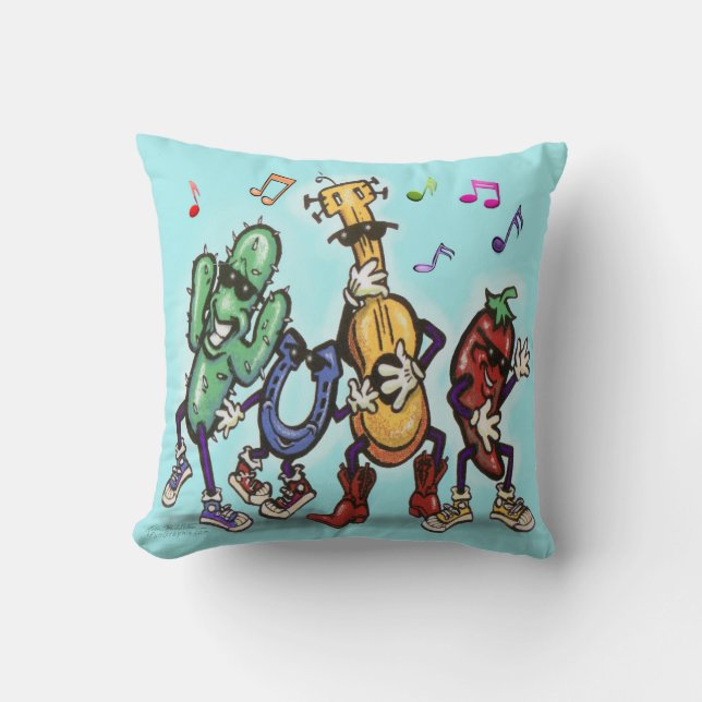 Coussin Musique country (Recto)
