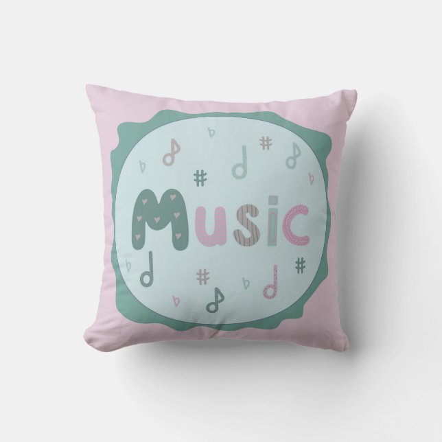 Coussin musique joyeuse  (Recto)