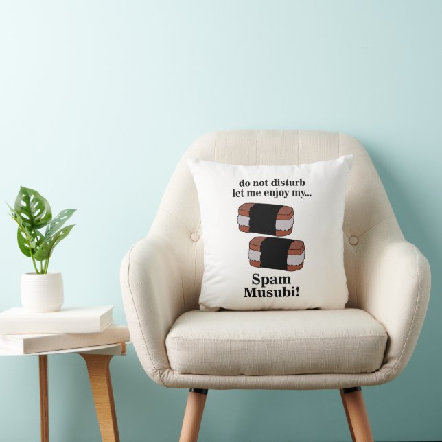 Coussin Musubi Laissez-Moi Profiter De Mon Spam Musubi (Chaise)