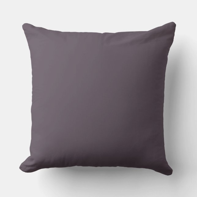 Coussin Mydeas | Couleur solide du vin vintage (Recto)