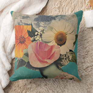 Coussin Mystère florissant sous la lune