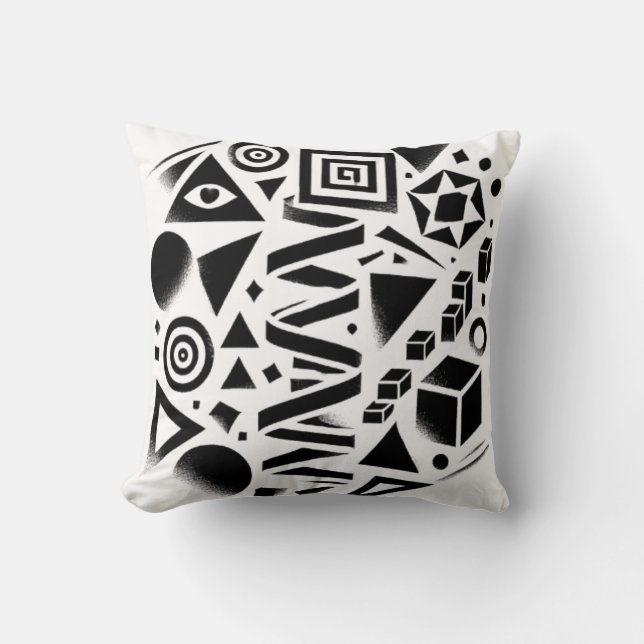 Coussin Mystic Graphics for Inspired Interiors (Recto)