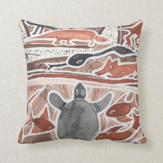 Coussin mythique de tortue d'animaux de rêves