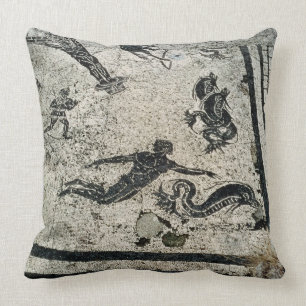 Coussin Nageant avec les dauphins, du Frigidarium o