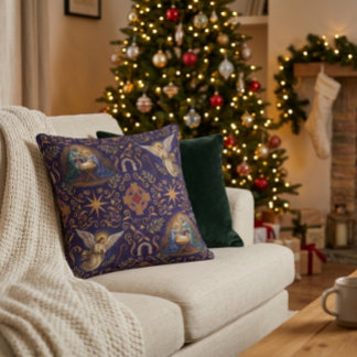 Coussin Naissance de Noël