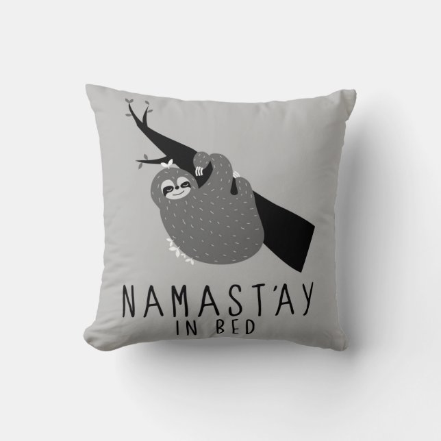 Coussin namast'ay dans la paresse de lit (Recto)