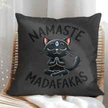 "Namaste Madafakas" Amusants Amoureux de les chats