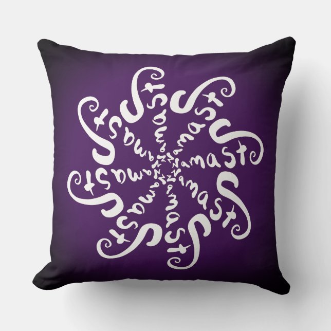 Coussin Namaste Mandala (Recto)