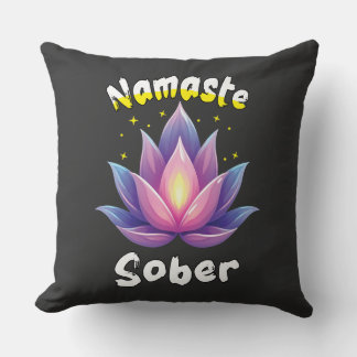 Coussin Namaste Sober avec Fleur Lotus