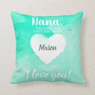 Coussin NANA toutes les fois que vous touchez ce vert de
