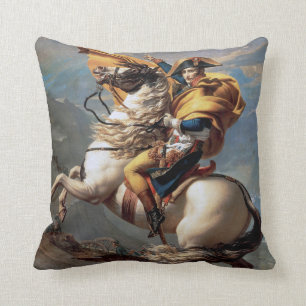 Coussin Napoléon Traversant les Alpes, Jacques-Louis Davi