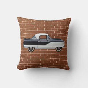 Coussin Nash noir et blanc Metropolitan