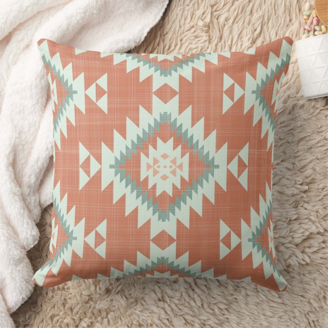 Coussin Native Desert 20x20 Throw Pillow (Couverture)