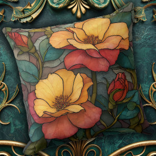 Coussin Nature Ancienne Réinventée dans un Floral