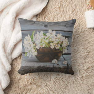 Coussin Nature morte Apple Blossom – Impression d'art orig
