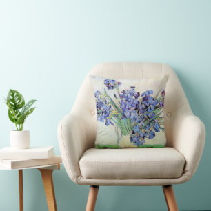 Coussin Nature morte au vase aux iris par Vincent van Gogh