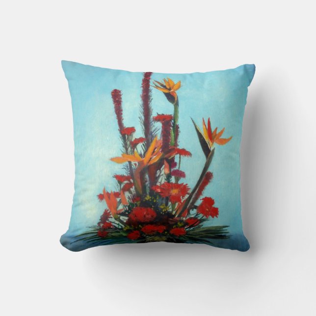 Coussin Nature morte de fleurs/Still life of flowers (Recto)