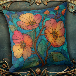 Coussin Nature vintage réinventée dans un style floral