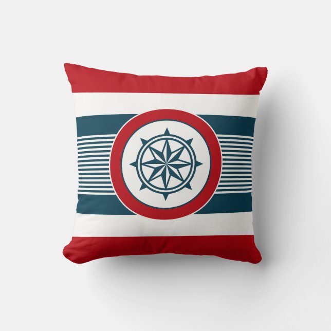 Coussin Nautical design (Recto)