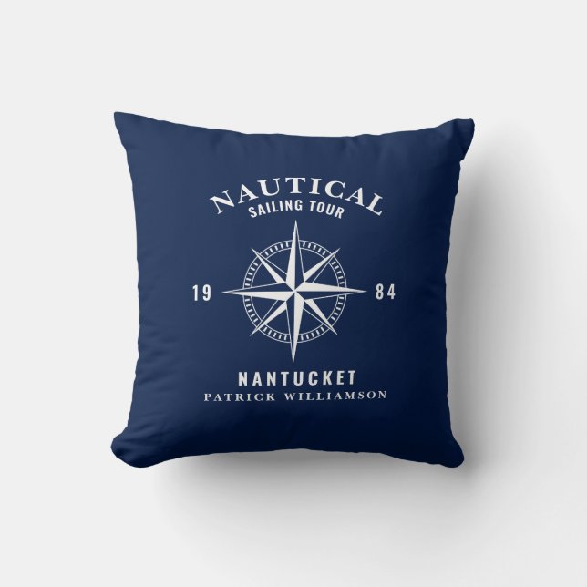 Coussin nautique, Insigne nautique, Compas (Recto)
