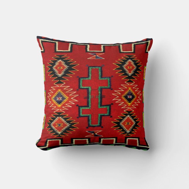COUSSIN NAVAJO INDIAN 1890 HORSE SADDLE BLANKET (Recto)