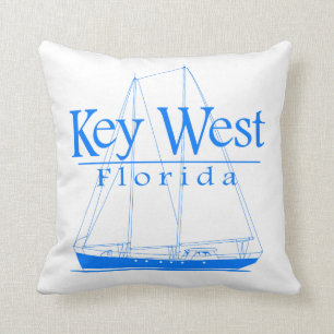Coussin Navigation bleue de Key West