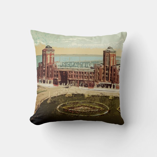 Coussin Navy Pier Chicago 1920 (Recto)