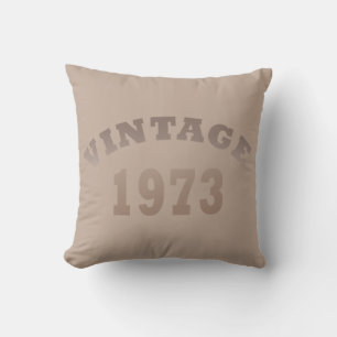 Coussin Né en 1973 élégant cadeau d'anniversaire moderne v