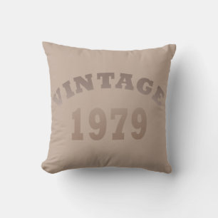 Coussin Né en 1979 anniversaire vintage