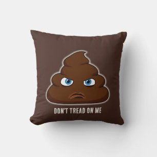 Coussin Ne me marchez pas dessus Poo