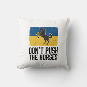 Coussin Ne Pousse Pas Le Cheval Cheval Vintage