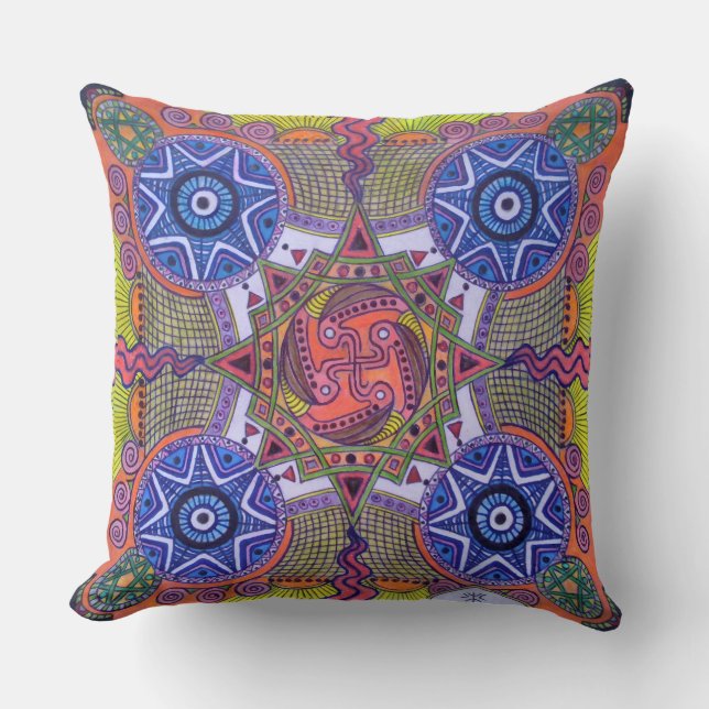 Coussin "Nébuleuse du Papillon" (dessin) (Recto)