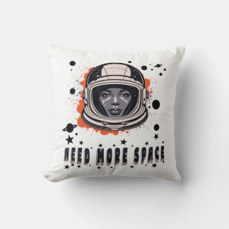 Coussin Need More Space – Astronaut Throw Pillow