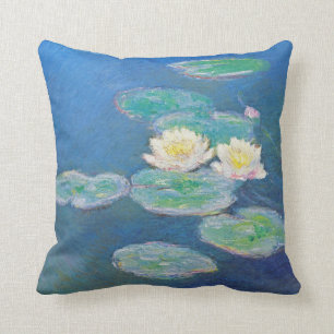 Coussin Nénuphars, même l'effet par Monet