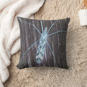 Coussin Neon Bug Abstrait Nature
