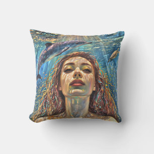 Coussin "Nerena" Sous les eaux calmes