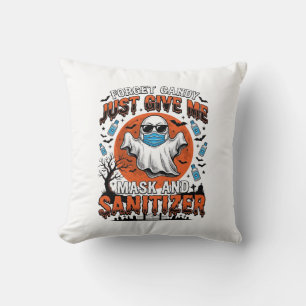Coussin Nettoyant Halloween Masque de Fantôme Drôle Bonbon