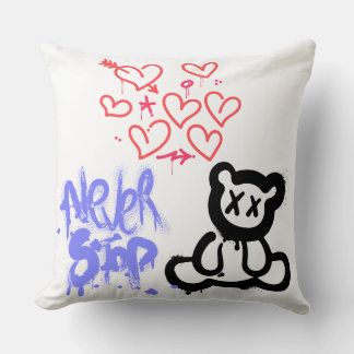 Coussin Never stop