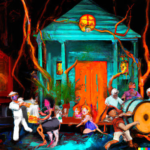 Coussin New Orleans Hurricane Party