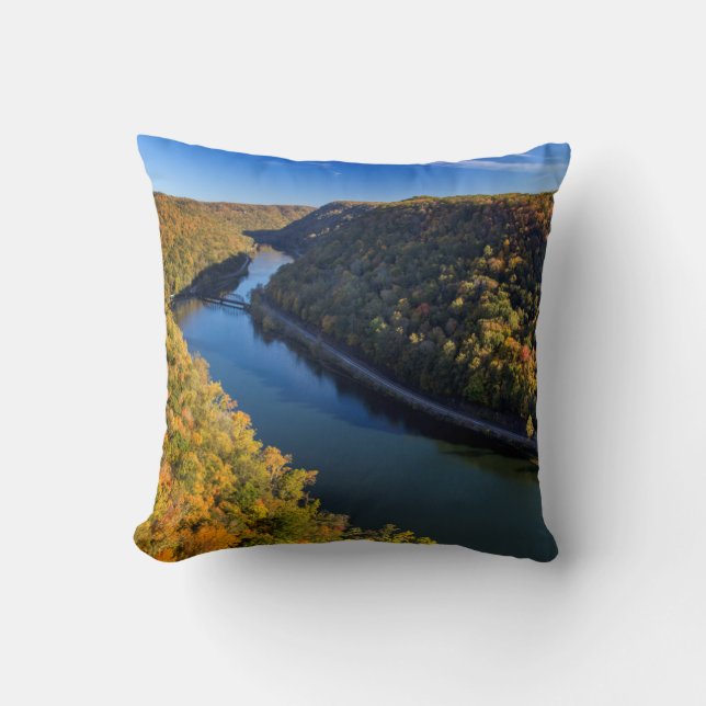 Coussin New River Gorge At Hawks Nest State Park (Recto)
