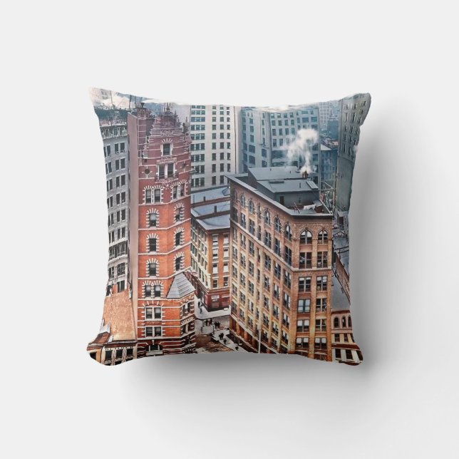 Coussin New York NY - Cluster of Skyscrapers c1900 (Recto)