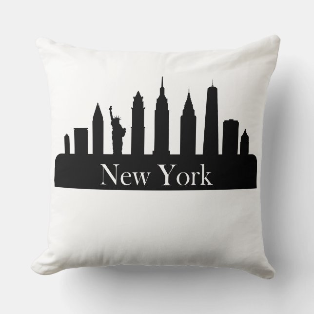 Coussin New York Skyline (Recto)