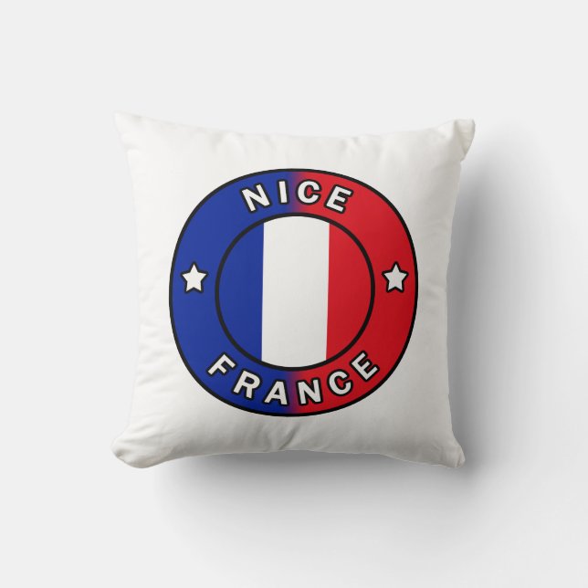 Coussin Nice France (Recto)